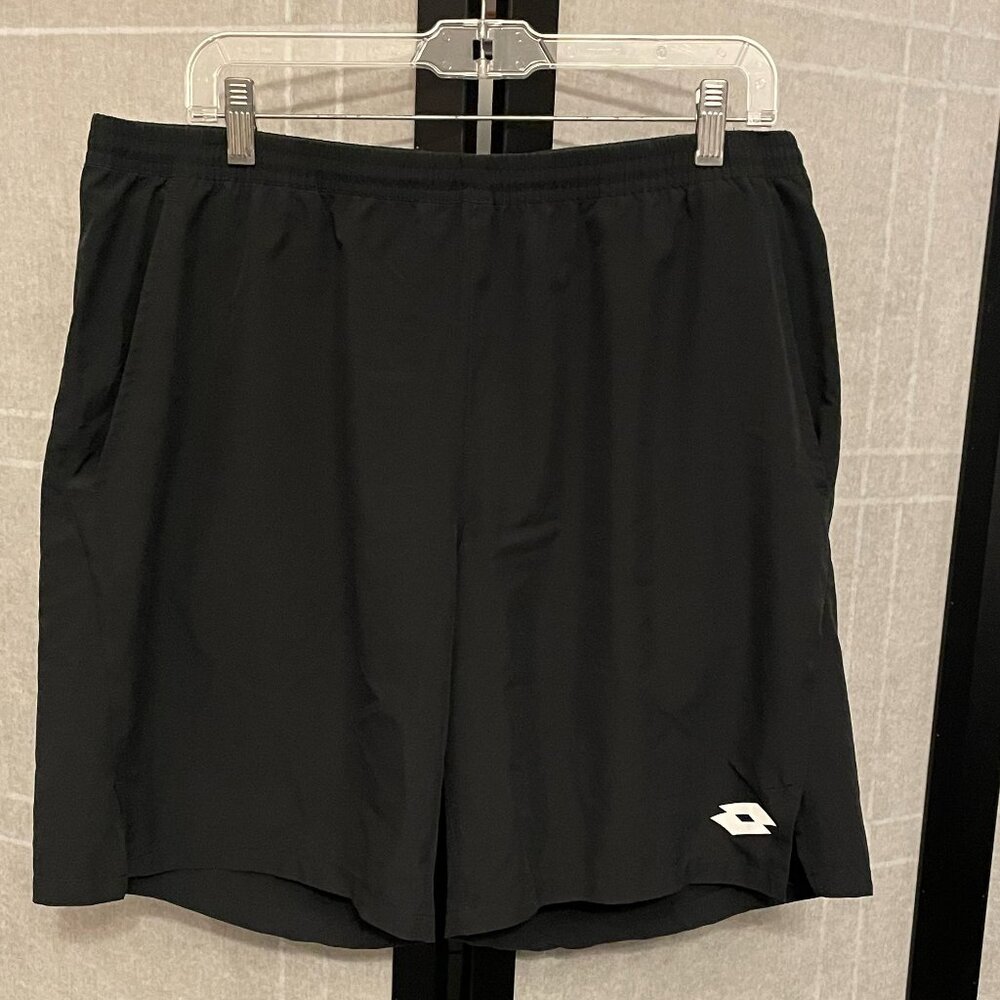 Lotto Men's 9" inseam Black Shorts